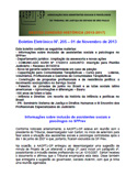 BEL - Boletim Eletrônico Nº 205